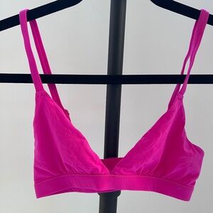 Skims neon pink triangle bralette Size XXS